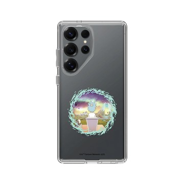 Galaxy S25 Ultra Clear 透明 - 瑞克和莫蒂 Rick and Morty - 瑞克的馬桶大冒險
