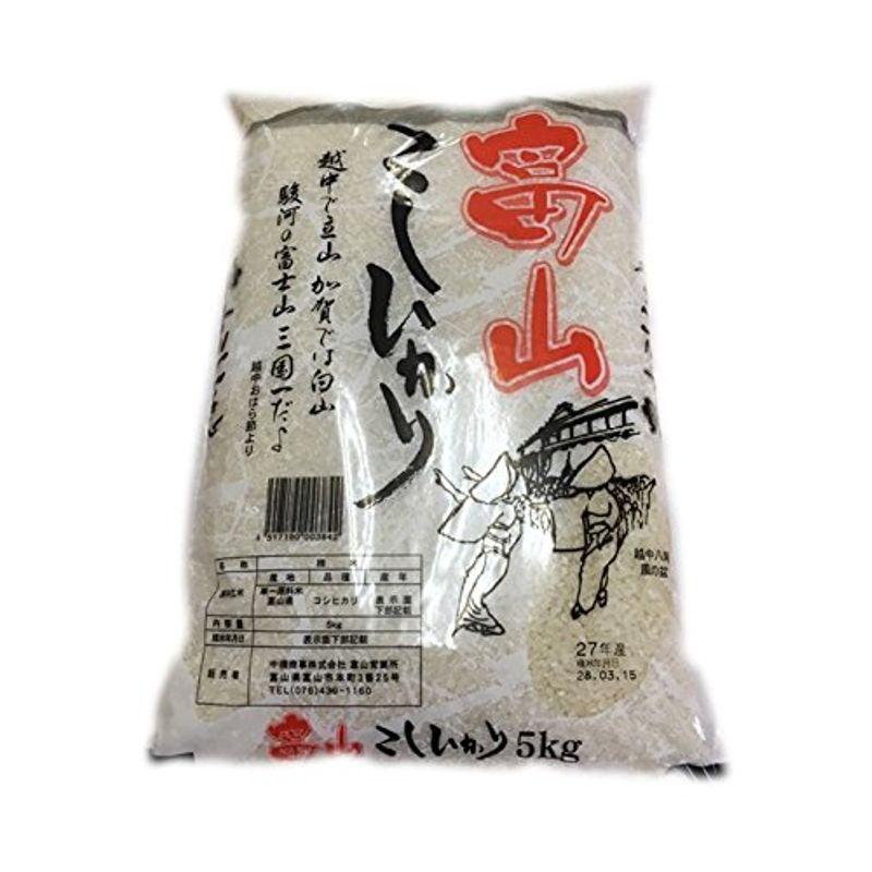 新米精米 ２８年産 富山県産 コシヒカリ 風の盆 5Ｋｇ 配送無料