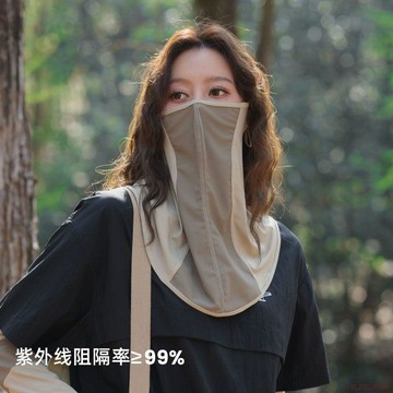 桃園出貨🍂2026新款夏季防曬面罩護頸女冰感透氣防紫外線戶外騎行開車防曬黑