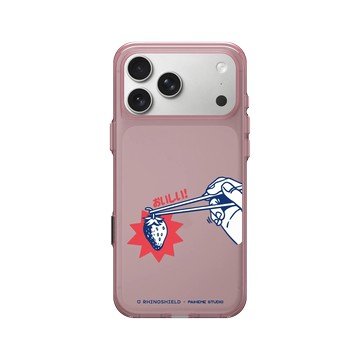 iPhone 17 Pro Max Clear (相機按鈕) 晶醺玫 - Paiheme Studio - 草莓零食