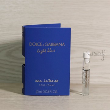 Dolce&Gabbana D&G 淺藍 男性淡香精 濃情版 1.5ml 沾式 試管香水 全新 現貨