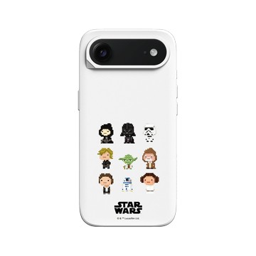 iPhone Air SolidX 白 - 迪士尼-星際大戰 Star Wars - 星際大戰 – Q版角色混合