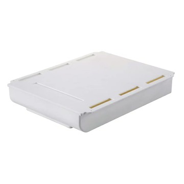 隱藏式桌下抽屜，Set 3個  白色  1組