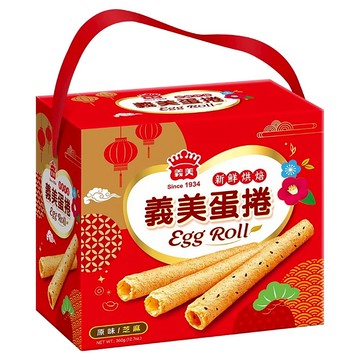 義美 手提蛋捲禮盒 吉利款  360g  1盒