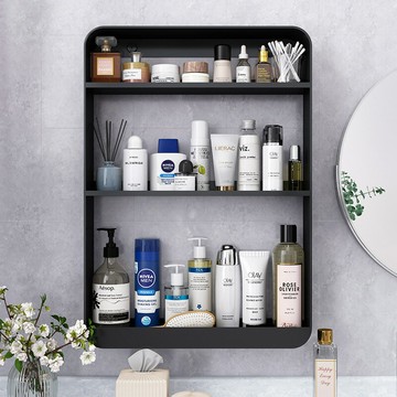 APP下單享點數9% 衛生間置物架馬桶上方免打孔掛墻上化妝品洗漱臺廁所浴室收納架子