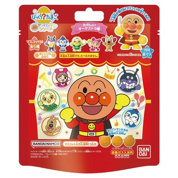 Bikkura Tamago 台灣公司貨 麵包超人歡樂交響樂篇入浴球 + 小公仔 款式隨機 BD164360  75g  1個