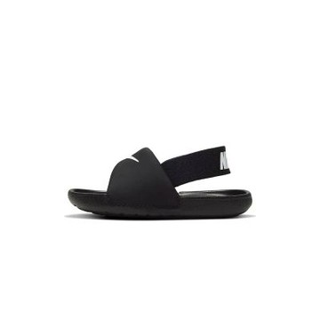 Nike Kawa Slide TD 休閒鞋 小童 童鞋 黑色 彈性束帶 涼拖鞋 BV1094-001
