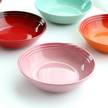 酷彩燕麥碗陶瓷盤子米飯碗家用餐具湯碗個性拉面碗日式菜碗泡面碗