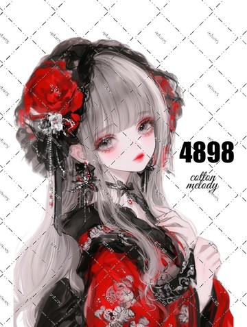 original sticker no.4898 人物貼紙 原創貼紙 原創人物貼紙 裝飾貼紙 cotton melody