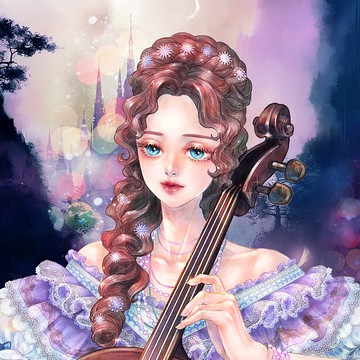 大提琴貼紙（8色）