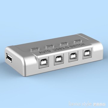 邁拓維矩打印機共享器usb分線器一拖三數據線轉換器四台台共用一台打印機非網絡版快速出貨
