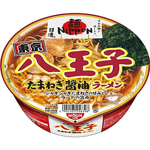 日清 麺NIPPON 八王子たまねぎ醤油ラーメン 112G 12個