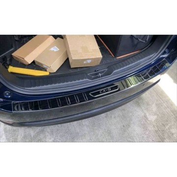 ~歐力斯~馬自達 MAZDA 17-26年 2代 CX-5 CX5 後護板 後防刮板 後踏板 黑鈦 不鏽鋼材質