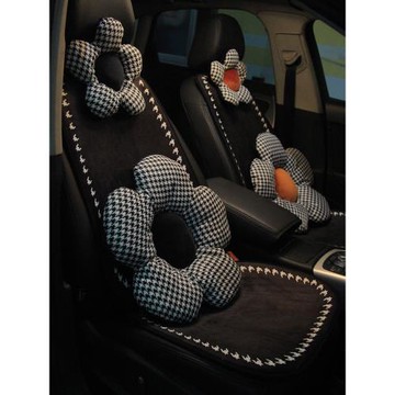 千紙鶴座椅坐墊冬季毛絨保暖創意可愛女性汽車載內飾頭枕腰枕屁墊