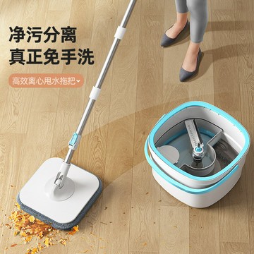 免手洗懶人拖地神器新款升級家用凈污分離旋轉拖把桶「限時特惠」