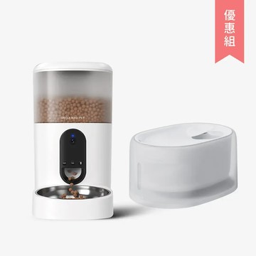 DU4L-VY餵食器白/meoof 白月光恆溫飲水機
