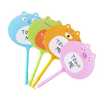 9503 日系動物扇子筆 手搖扇子筆 手搖扇 卡通扇子筆 原子筆