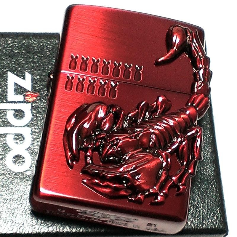 ZIPPO ライター ヴェノム スコーピオン メタル ジッポ レッド サソリ