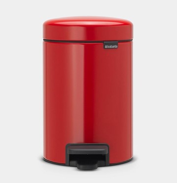BRABANTIA PEDAL BIN NEWICON 紅色 時尚腳踏式垃圾桶 3L #112140【299免運領券再享折扣】