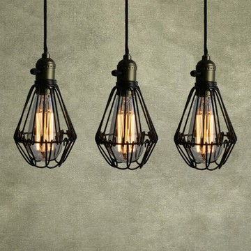 【威森家居】美式 防風工作吊燈 現貨實木鐵藝工業風現代簡約復古吸頂燈檯燈壁燈大廳客廳臥室燈具LED設計師 L170610