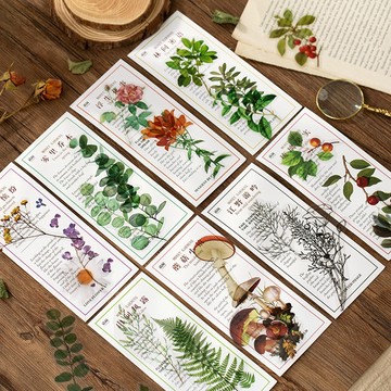 語閑 『莫奈花園系列』 PET貼紙 植物 花卉 手帳 永生花 花藝 手作 素材 拼貼 插畫
