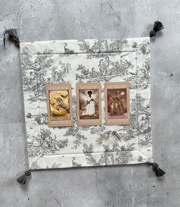 由日本占卜師　純手工製作的　塔羅牌桌布　mini  Made in JAPAN