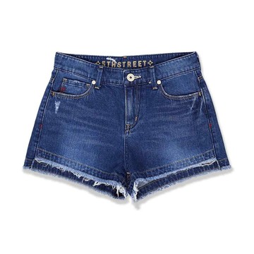 5th STREET｜女裝｜鬆弛感設計短褲｜石洗綠