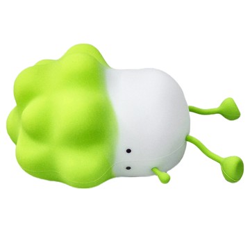 Timo 手機支架拍拍小夜燈 翠玉白菜 ABS+矽膠材質 Type-C充電 快速充電更續航 30分鐘定時自動關燈  綠色 + 白色