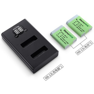 綠巨能佳能NB-13L相機電池G7X2 G7X3 G5X2 G9X2 G1X3 G5X G9X SX620 SX720 HS SX730套裝G1充電器Mark2 Ⅱ Ⅲ