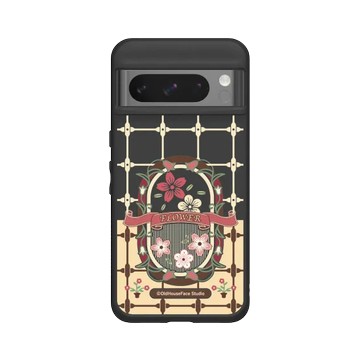 Pixel 8 Pro SolidSuit 黑 - 老屋顏 Old House Face - 鐵窗花 - 花卉