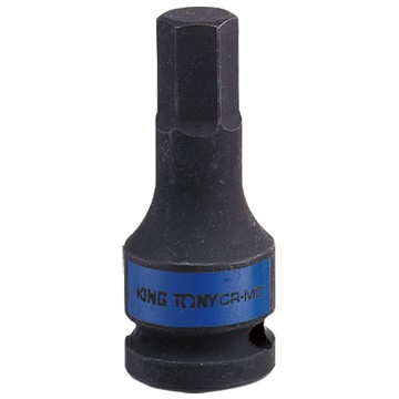 KING TONY 金統立工具 1/2DR. 公制六角氣動起子頭套筒 - DIN 3121  1個