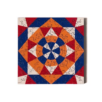 海裡魚75pcs木質拼圖_花磚O Azulejo-O