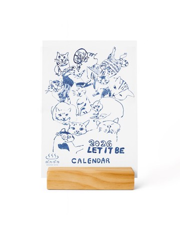 2026 Let It Be木頭小桌曆