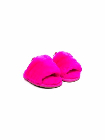 UGG Kids - logo-slingback sandals set - kids - Sheep Skin/Shearling/Sheep Skin/Shearling/Rubber - 2/3 - Pink
