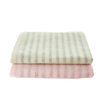 [台灣興隆毛巾] 條X條超吸水浴巾 2入組