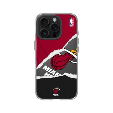 iPhone 16 Pro Clear 透明 - NBA - 熱血系列-邁阿密熱火 Miami Heats - Sweat and Tears