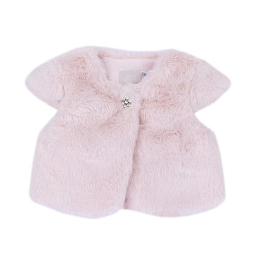 粉紅邦妮-長毛背心