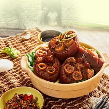 光興 豬腳800g+小魚乾辣椒30g/盒