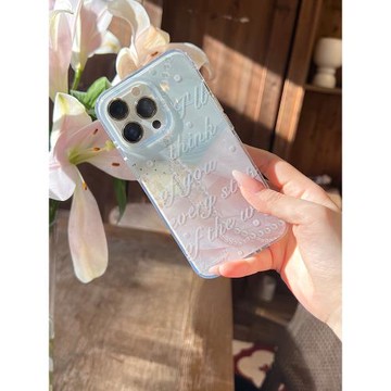 玫瑰動物園超美簡約珍珠淑女小清新雙層光面適用于蘋果17promax/16pro/15手機殼全包防摔防撞高級女