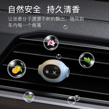 【臺灣🚍秒】高級太空人變臉車載香薰新款出風口車內用持久除異味汽車香水香氛