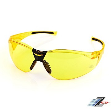 【Z-POLS】帥氣有型質感夜用黃頂級運動防風抗UV400太陽眼鏡