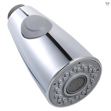 廚房抽拉花灑替換頭 帶止回閥 2功能 1/2連接頭 電鍍鉻