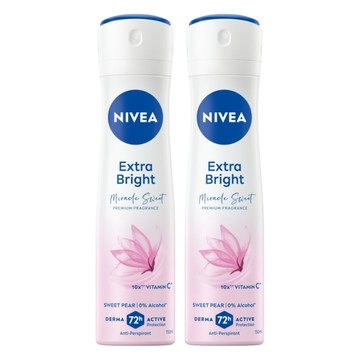 NIVEA 妮維雅 香氛淨白系列 止汗爽身噴霧 果漾謬思  2個  150ml