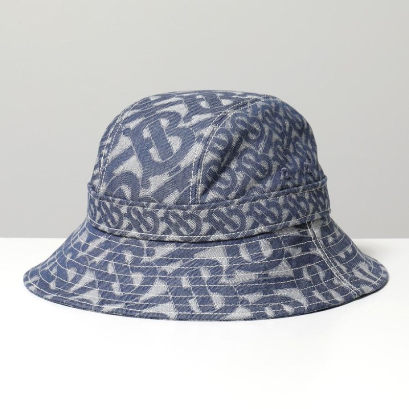 BURBERRY バーバリー バケットハット MONOGRAM PRINT DENIM BUCKET HAT 