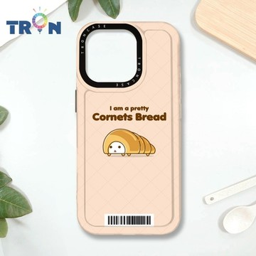 TRON IPHONE 16 PRO 螺旋捲麵包君小情緒系列 防摔 MAGSAFE 磁吸 太空載具殼 透黑 手機殼