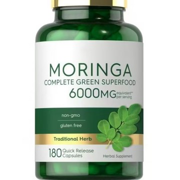 海外進口亞馬遜熱賣  MORINGA 辣木葉膠囊 180粒大包裝 日常保養首選【翻譯僅供參考】
