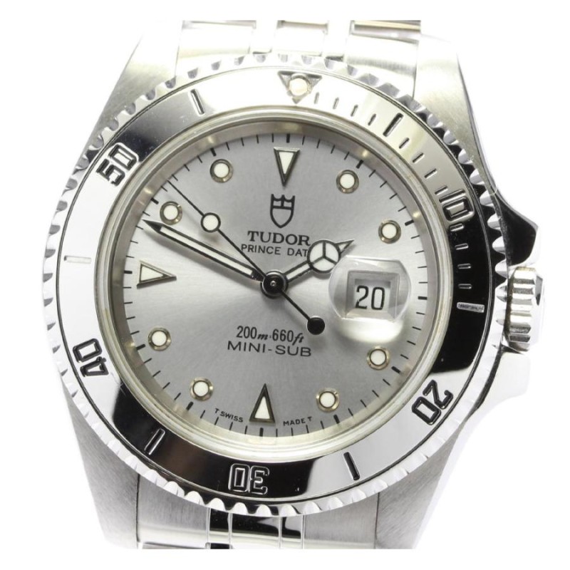 ☆良品【TUDOR】チュードル プリンス デイト ミニサブ 73190 Cal.2671 自動巻き ボーイズ【ev20】