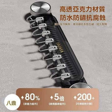 旋轉吸盤掛鉤 旋轉吸盤收納 水波紋吸盤掛鈎旋轉吸盤排鈎掛鈎免打孔強力承重浴無