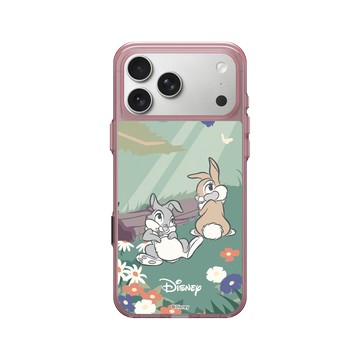 iPhone 17 Pro Max Clear (相機按鈕) 晶醺玫 - 迪士尼-經典系列 Disney Classics - 小鹿斑比 - 桑普與邦妮