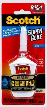 【文具通】3M Scotch 流量調節型 瞬間膠 AD124 液狀 AD125 膠狀 4g L2040044【APP滿額下單10%點數(單一帳號最高5000點)】1/31止